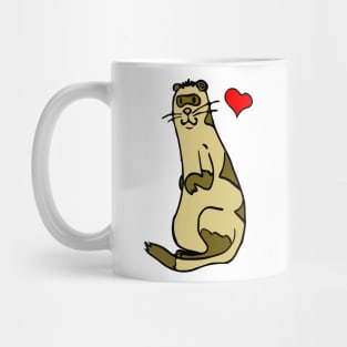 FERRET LOVE - LOVE COLORS Mug